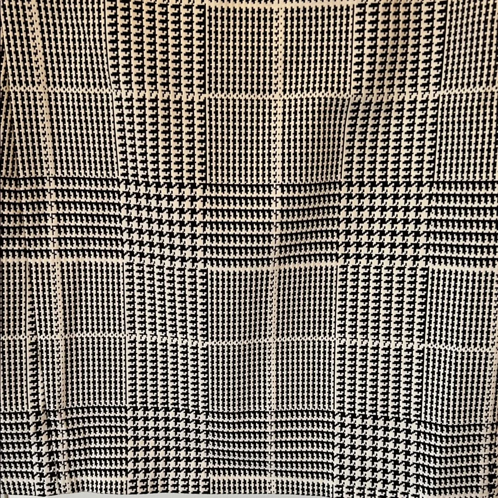 Theory Black and White Checked Mini Sheath Dress - Picture 4 of 8